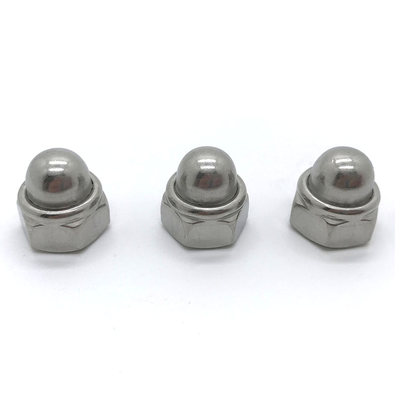 Din986 স্ব-লকিং গম্বুজ ক্যাপ বাদাম
